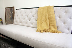Baxton Studio Gray Linen Modern Sofa Set