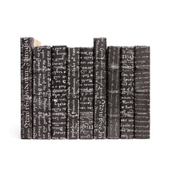 Linear Foot of Black Script Books