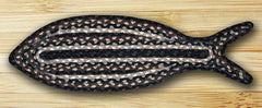 Black Fish Rug