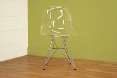 Baxton Studio Lexy Clear Accent Chair