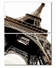 Eiffel Tower Mounted Photography Print Diptych