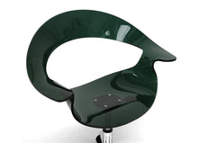 Baxton Studio Elia Dark Acrylic Modern Swivel Chair