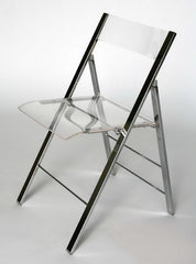 Baxton Studio Acrylic Foldable Chair