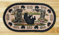 Bear At Play 817 Hand Printed Rug