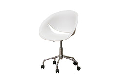 Baxton Studio Justina Swivel Office Chair