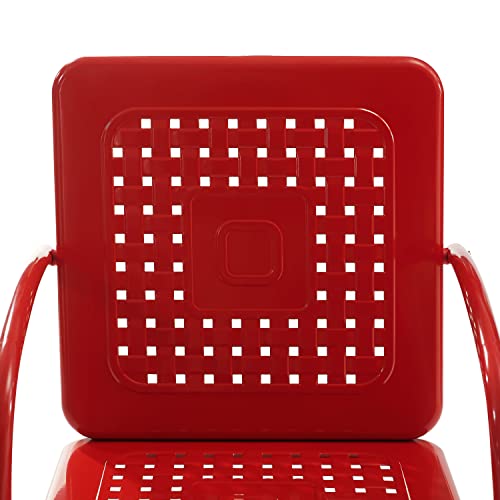 2-Piece Outdoor Chair Set - Retro Metal Patio Chairs