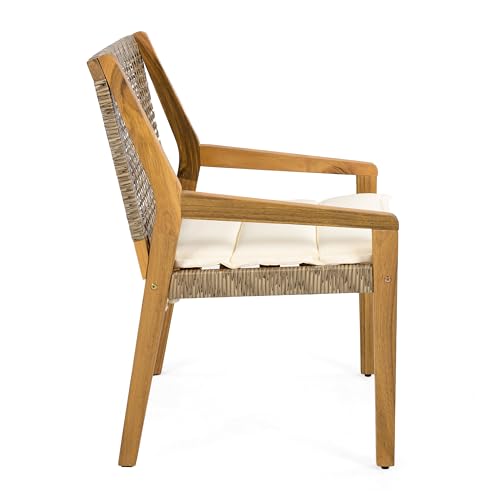 Wooden Patio Dining Set for 4 - Acacia Wood