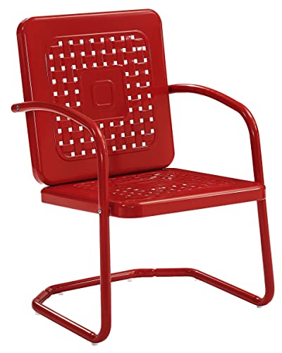 2-Piece Outdoor Chair Set - Retro Metal Patio Chairs