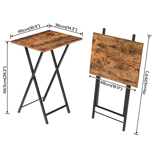 Folding Set of 2 Side Table