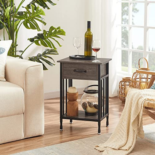 Nightstands, Industrial Side Table