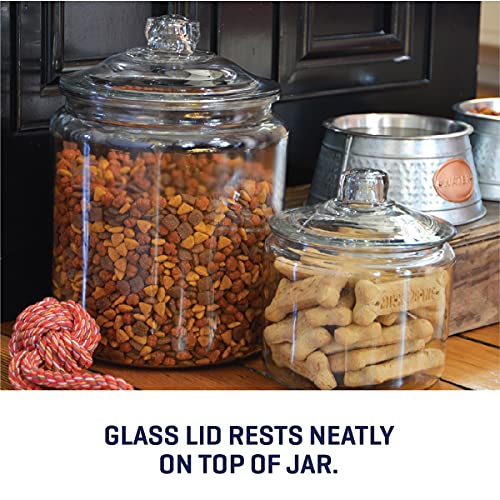 Gallon Glass Jar with Lid, Set of 2