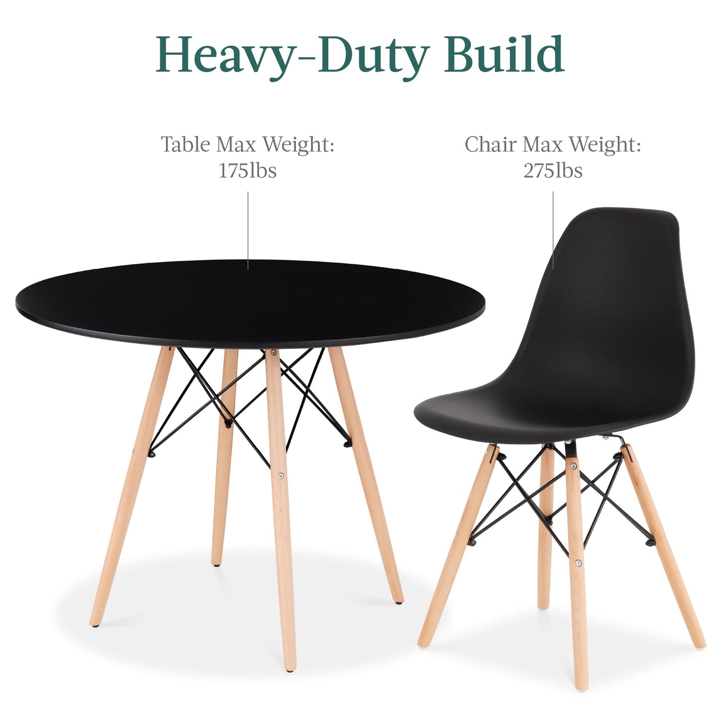 Black Dining Set