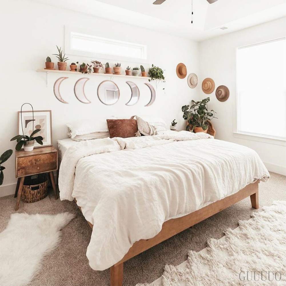 5 Pieces Scandinavian Acrylic Wall Decorative Mirror