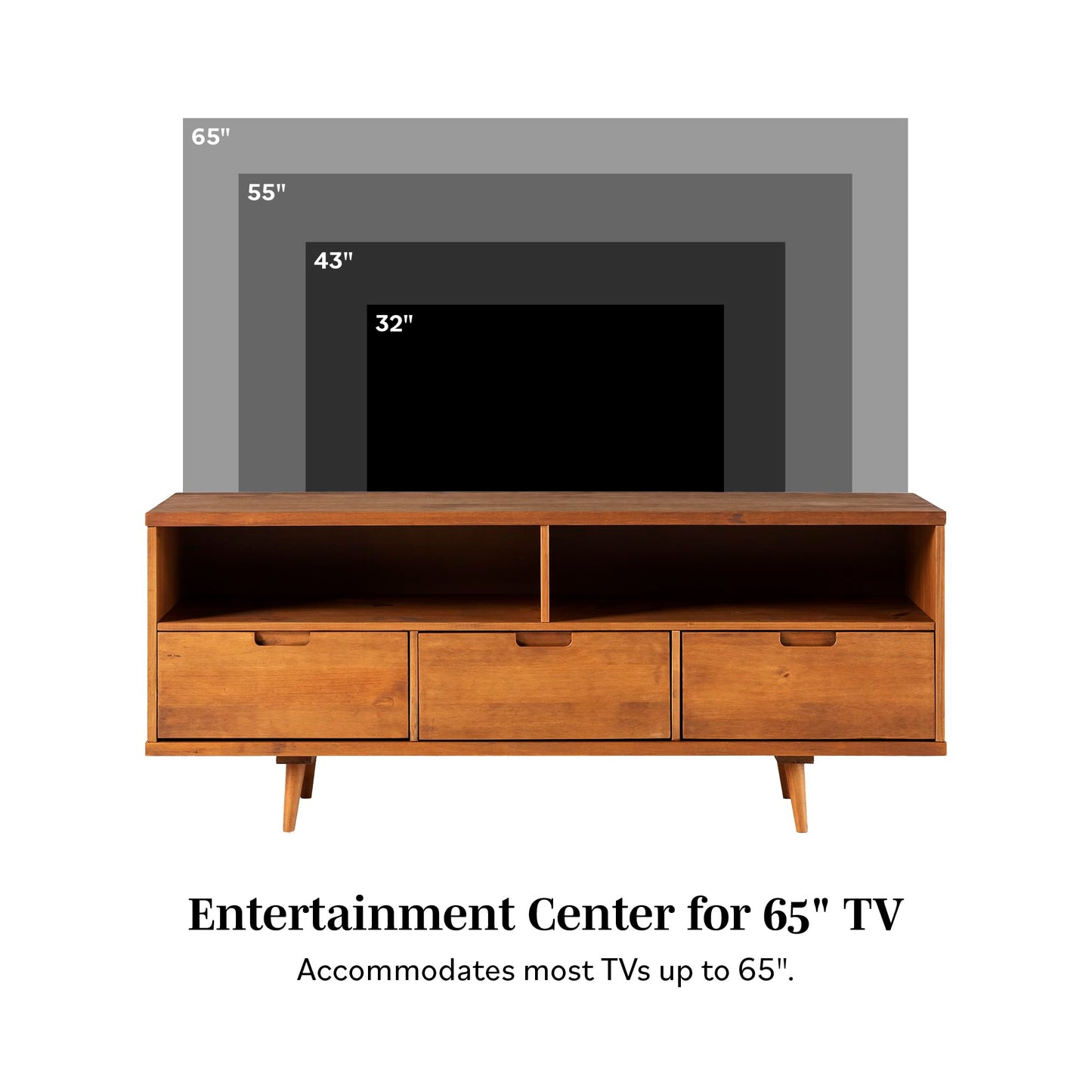 Caramel - 65 inch TV Stand