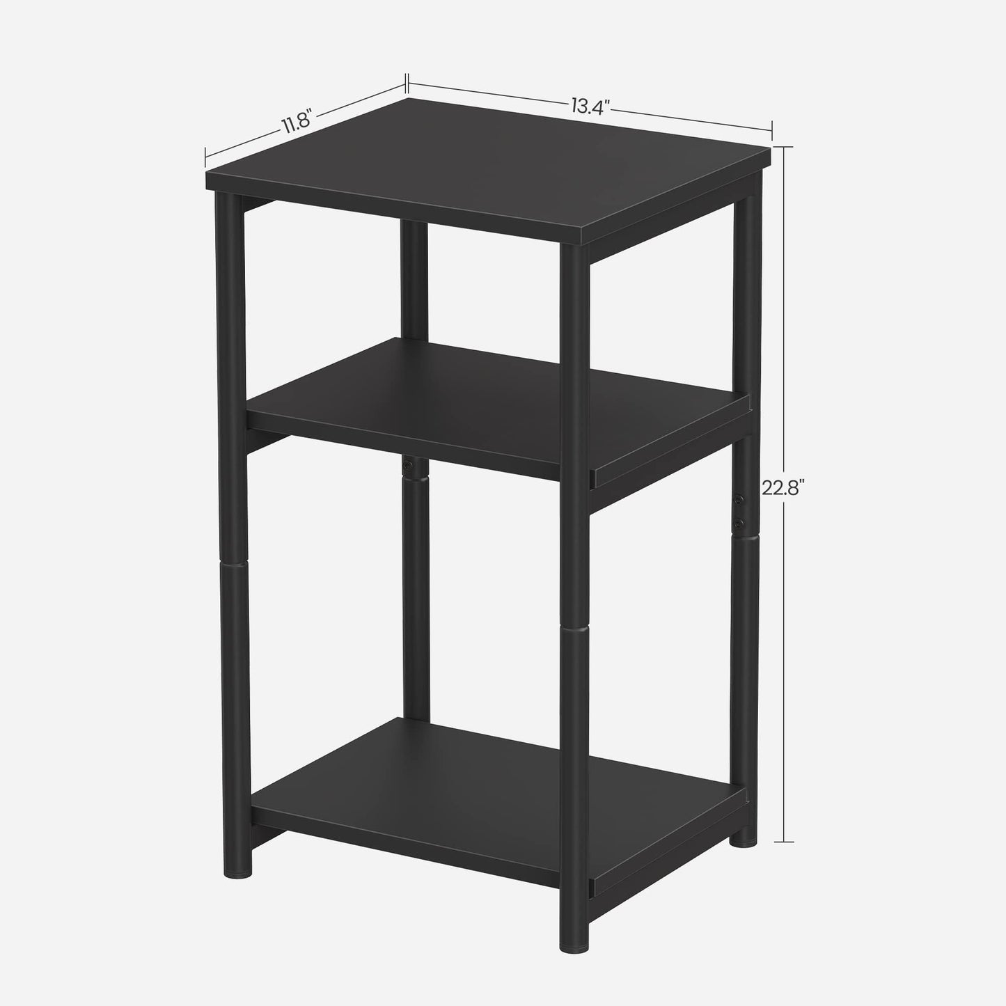 Classic Black End Side Table