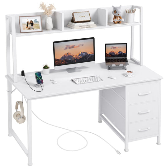 White Computer Desk