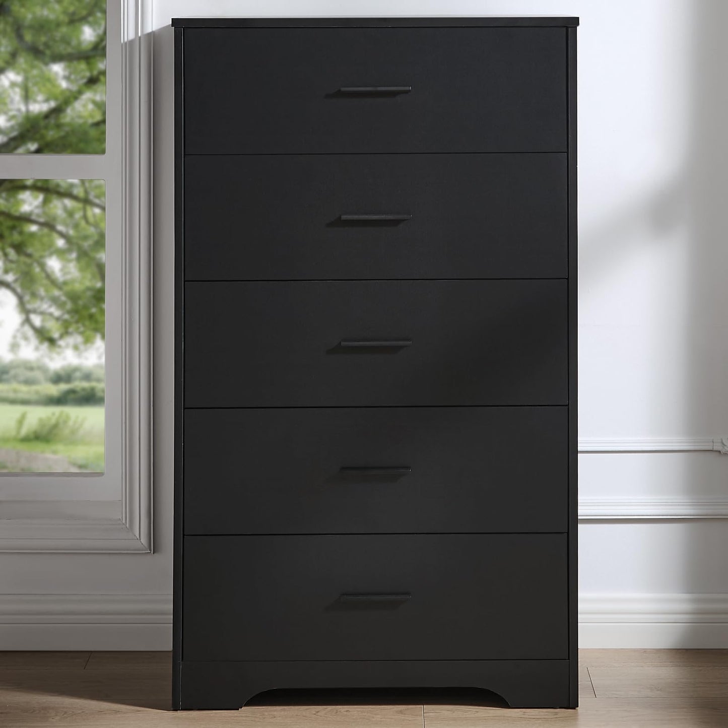 Black Chests of Drawers - 7 Inches Tall
