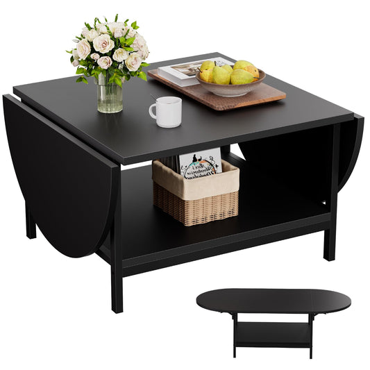 Black Coffee Table Modern Extended Coffee Tables black