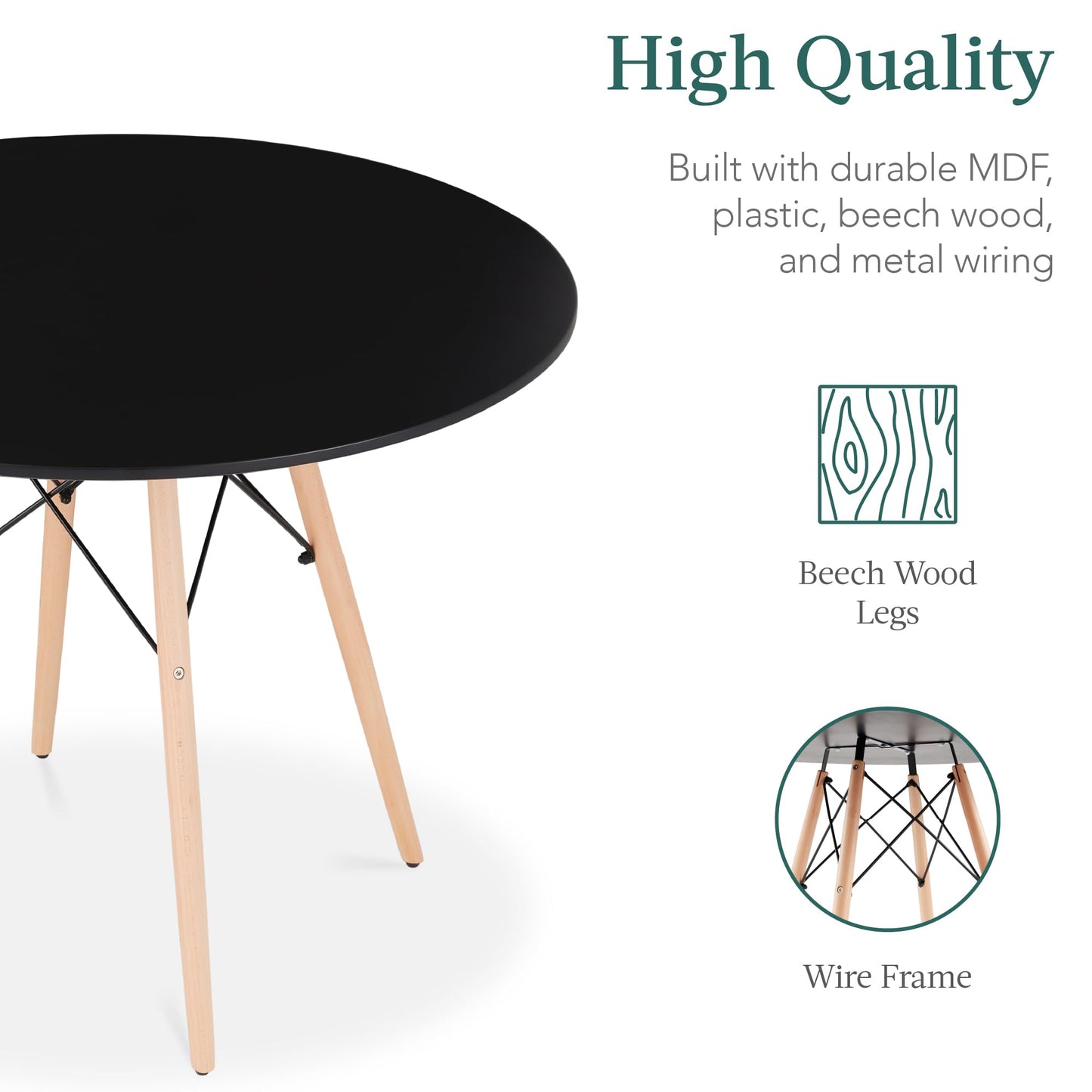 Black Dining Set