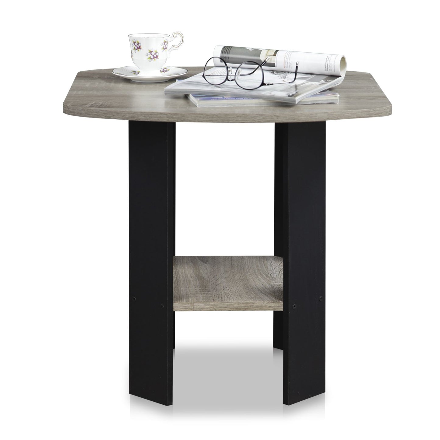 Simple Design End Table, 2-Pack