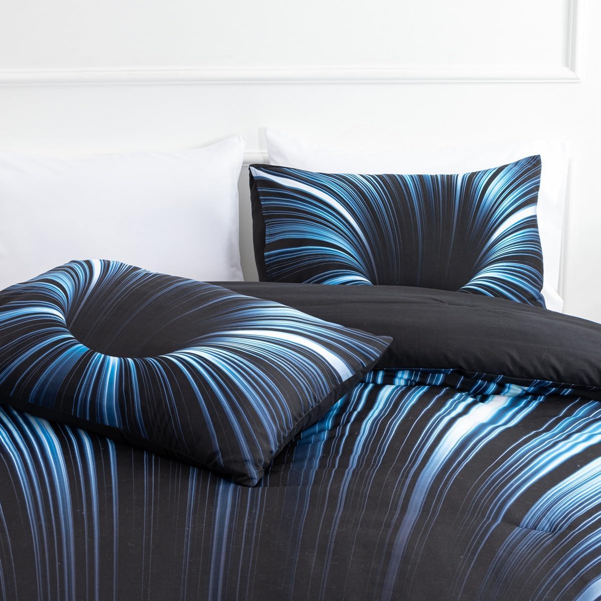 3D Abstract Geometric Comforter Set