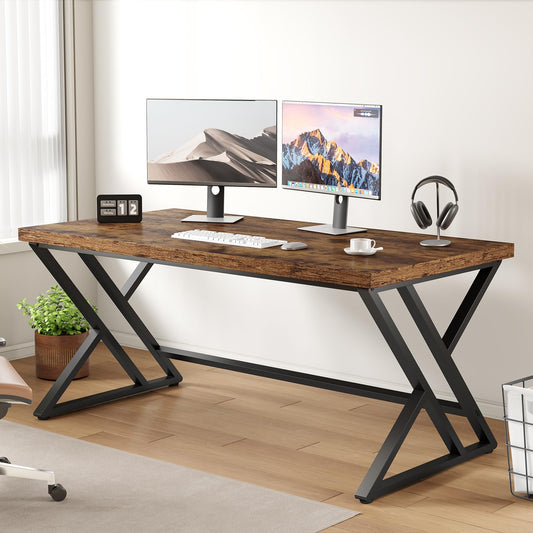 Rustic Brown Computer Desk