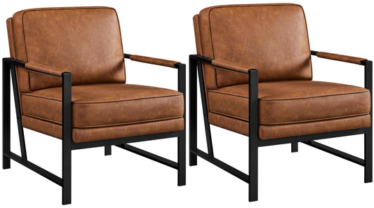 Retro Leisure Accent Chair - Set of 2