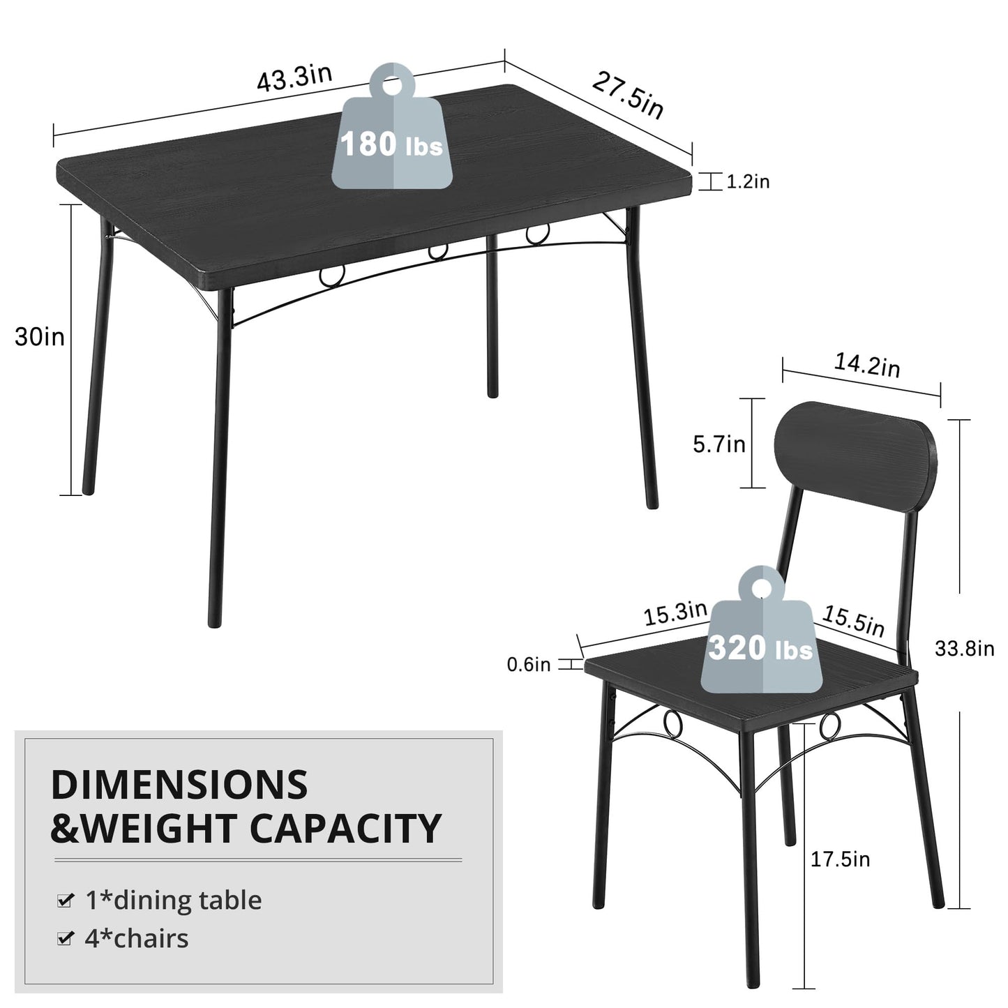 Dining Table Set Perfect for Small Spaces