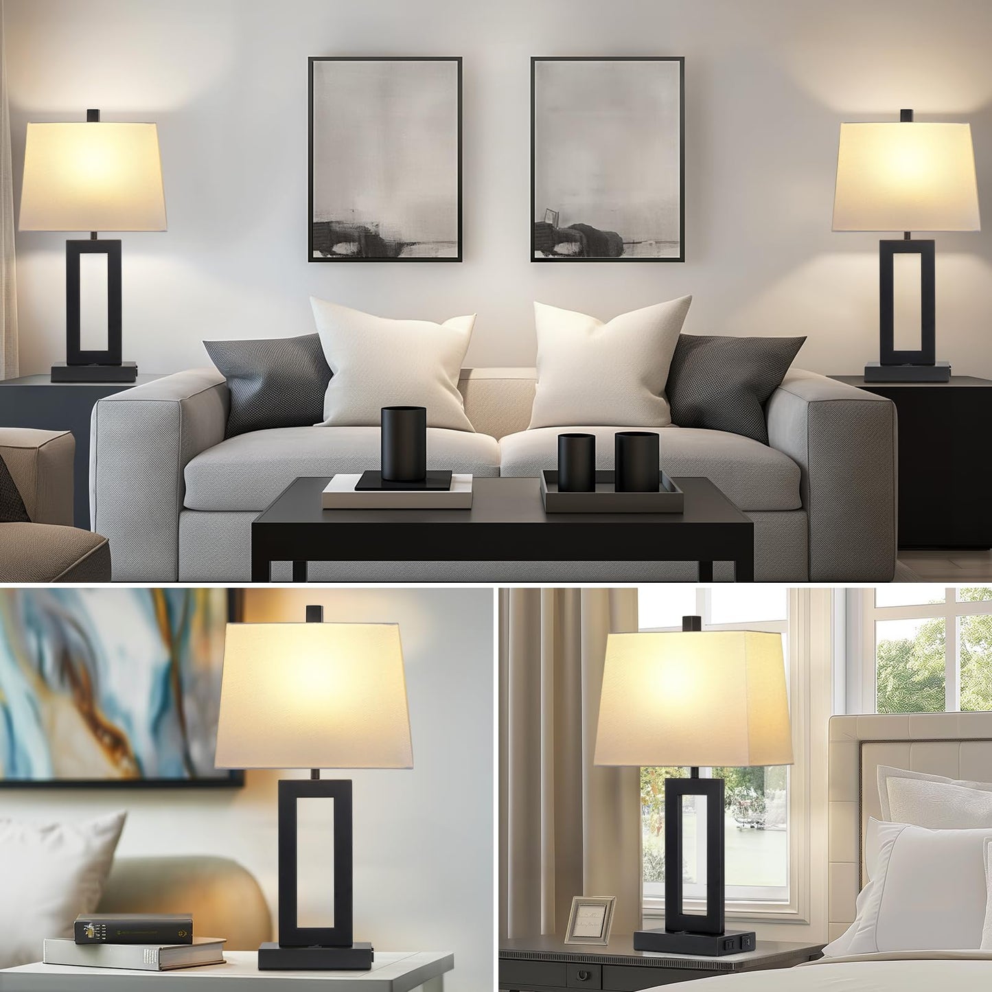 Elegant Table Lamp Set of 2
