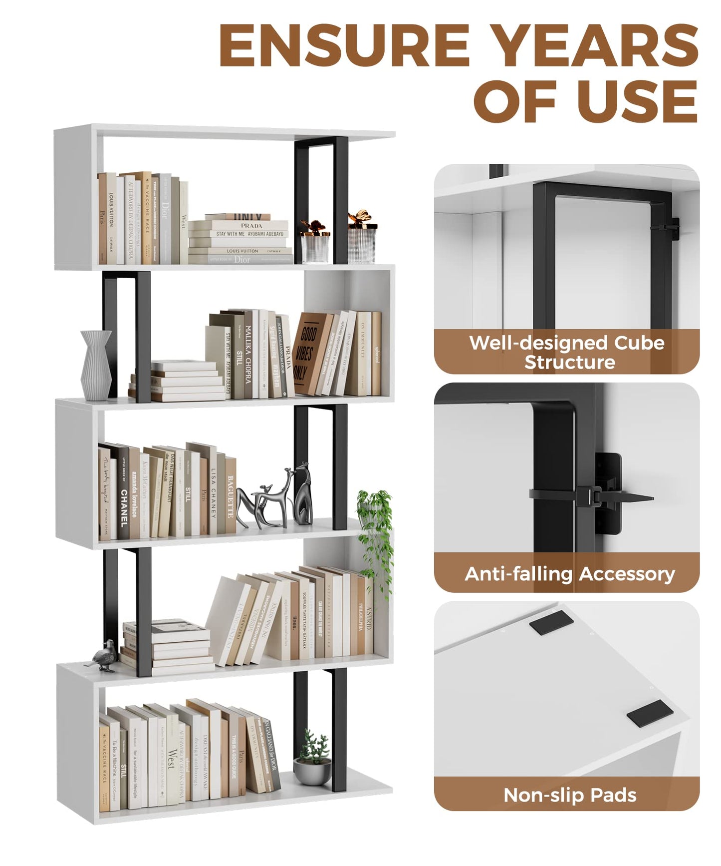 White Bookshelf