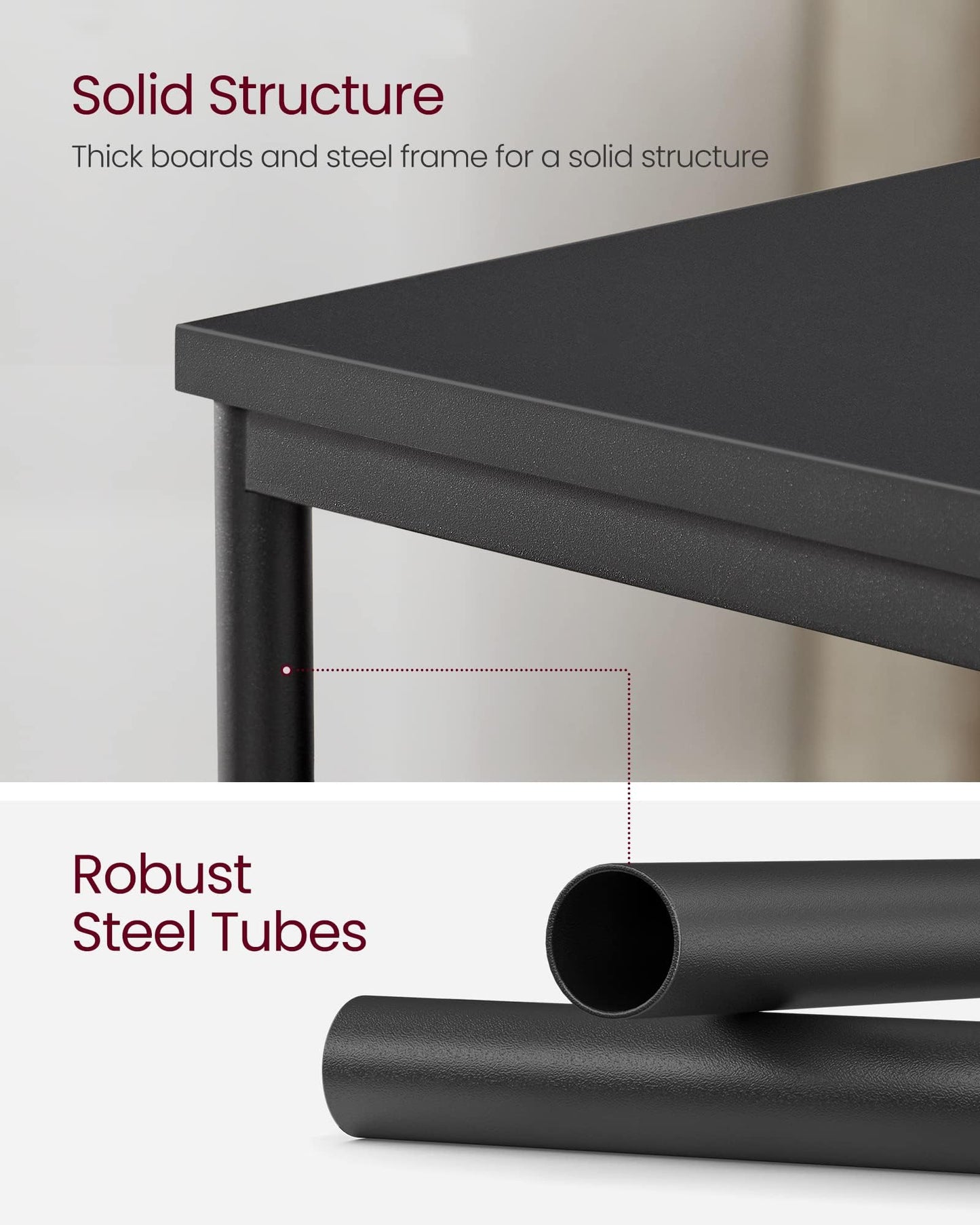 Classic Black End Side Table