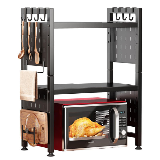 Black Kitchen Shelves Rack