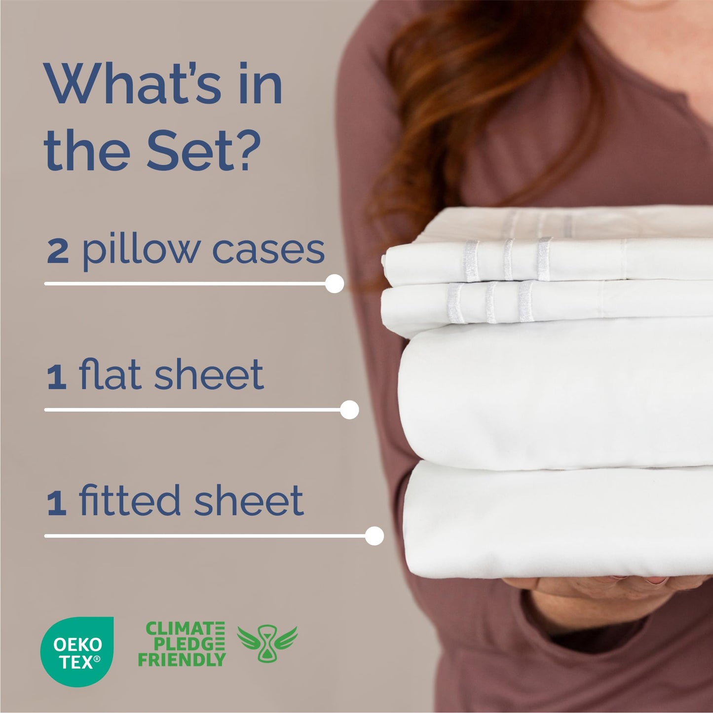 Queen Size 4 Piece Sheet Set