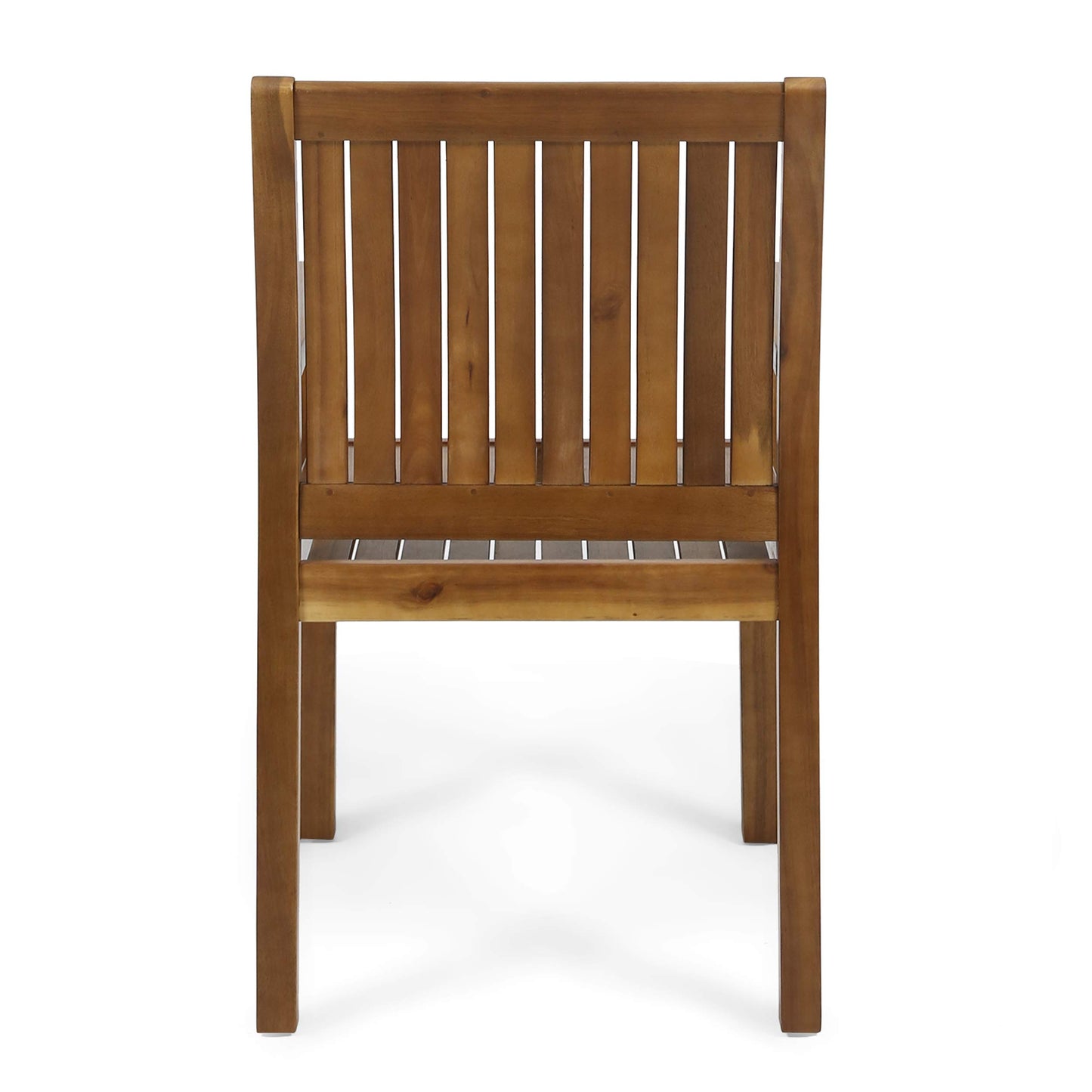 Outdoor Acacia Wood Chairs (Set of 2)