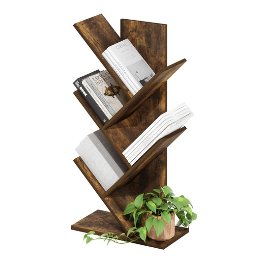 Amber Pine Tree Bookshelf