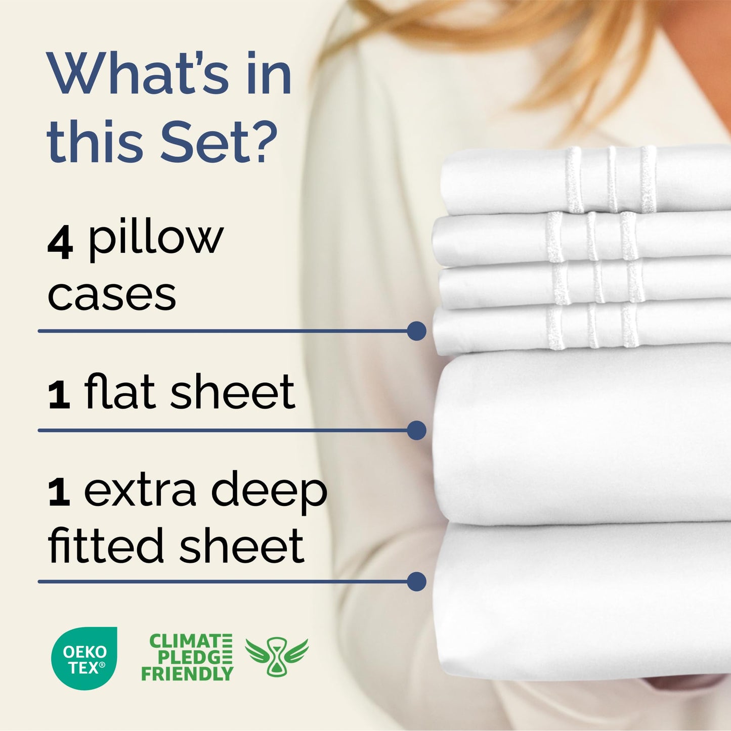 Extra Deep Queen Sheet Set - 6 Piece