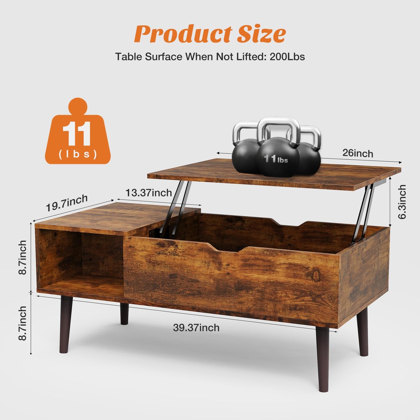 Lift Top Coffee Tables for Living Room