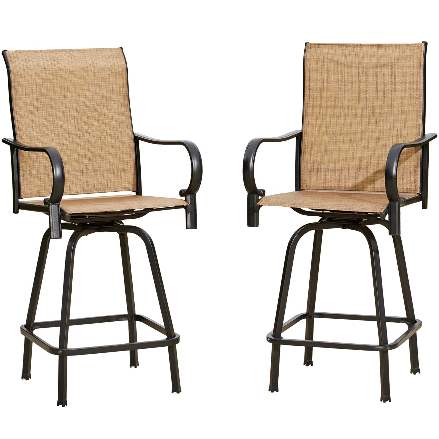 Modern Outdoor Bar Stools - Set of 2