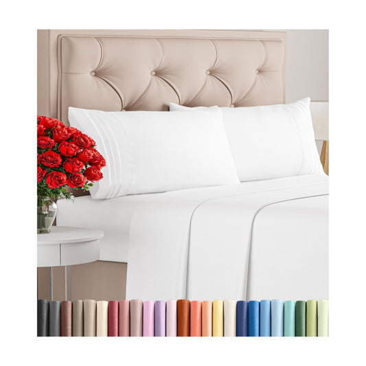 Queen Size 4 Piece Sheet Set
