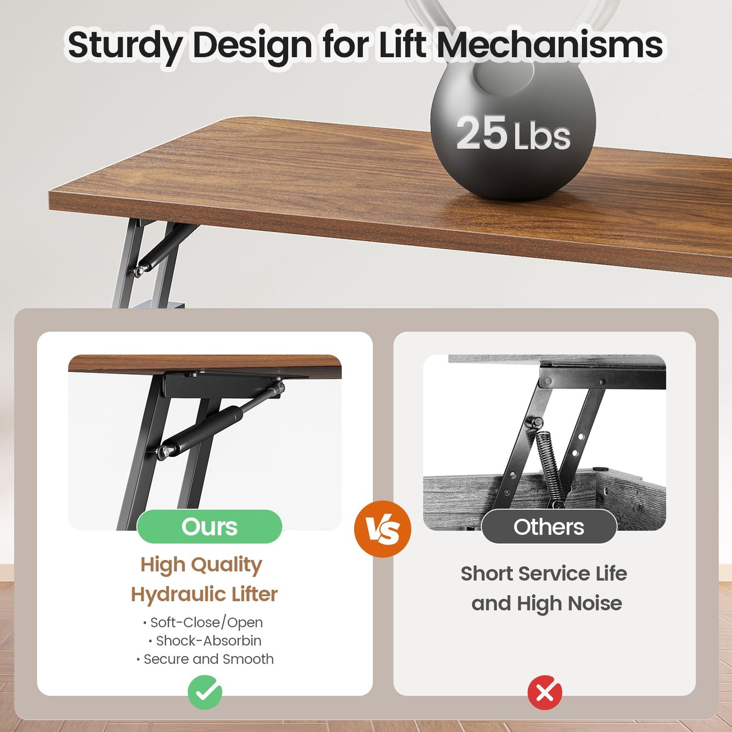 31.5" Lift Top Coffee Table