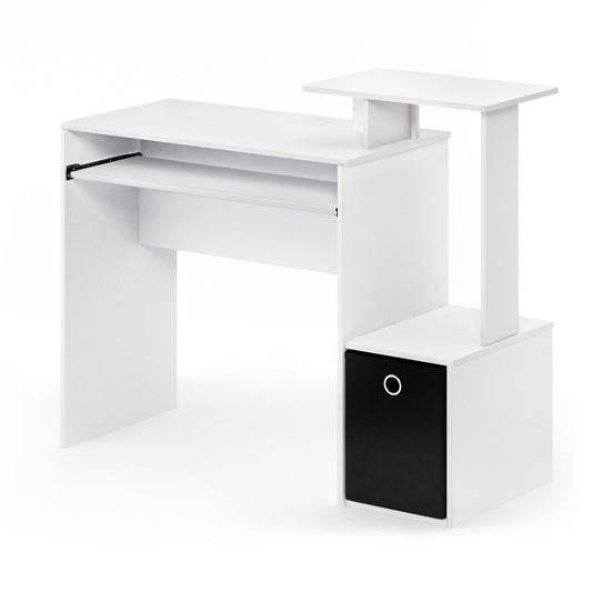 White/Black Computer Desk