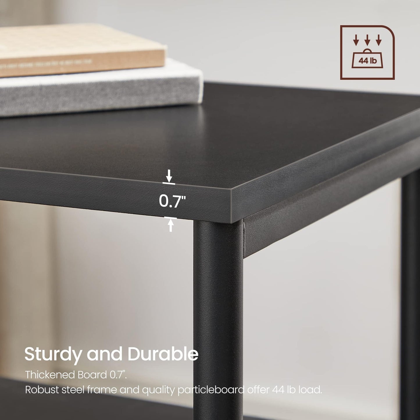 Classic Black End Side Table