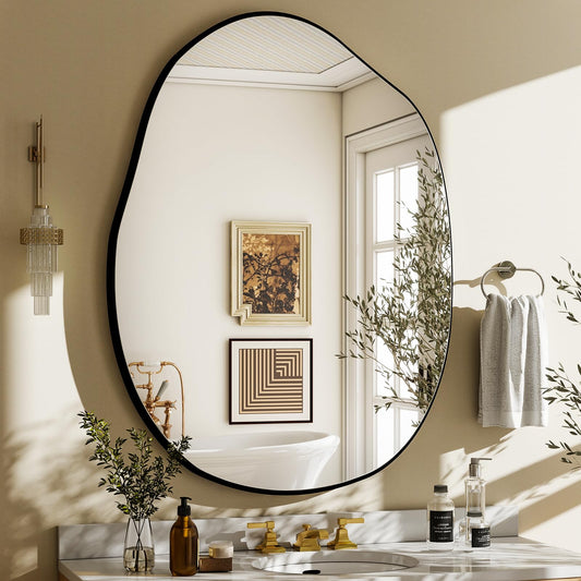 Wood Framed Modern Decorative Mirrors for Bedroom and Living Room