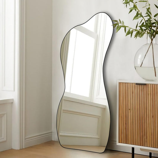 Asymmetrical Wall Mirror, Decorative Large Wall Mirror