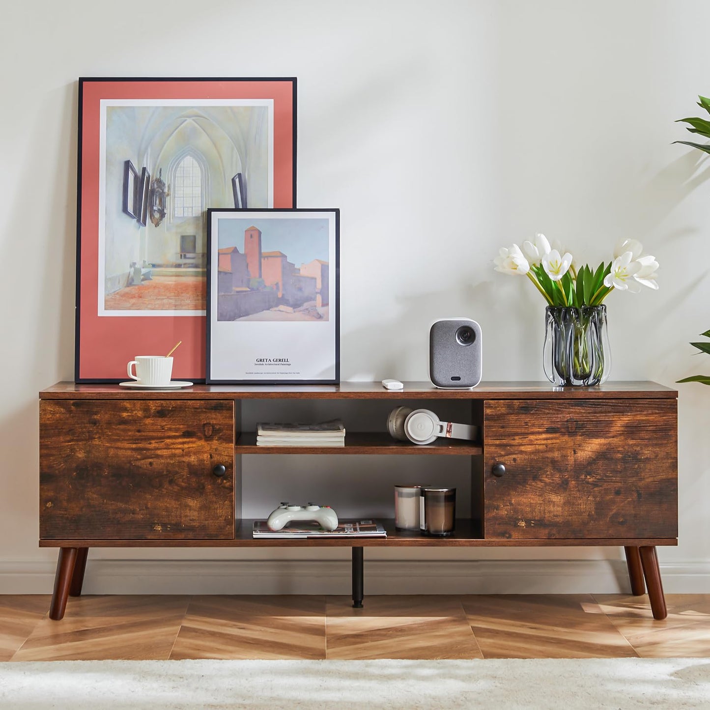 Rustic Brown TV Stand