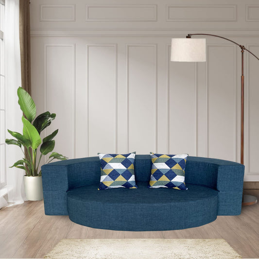 Stylish Sofa Bed with 2 Pillows