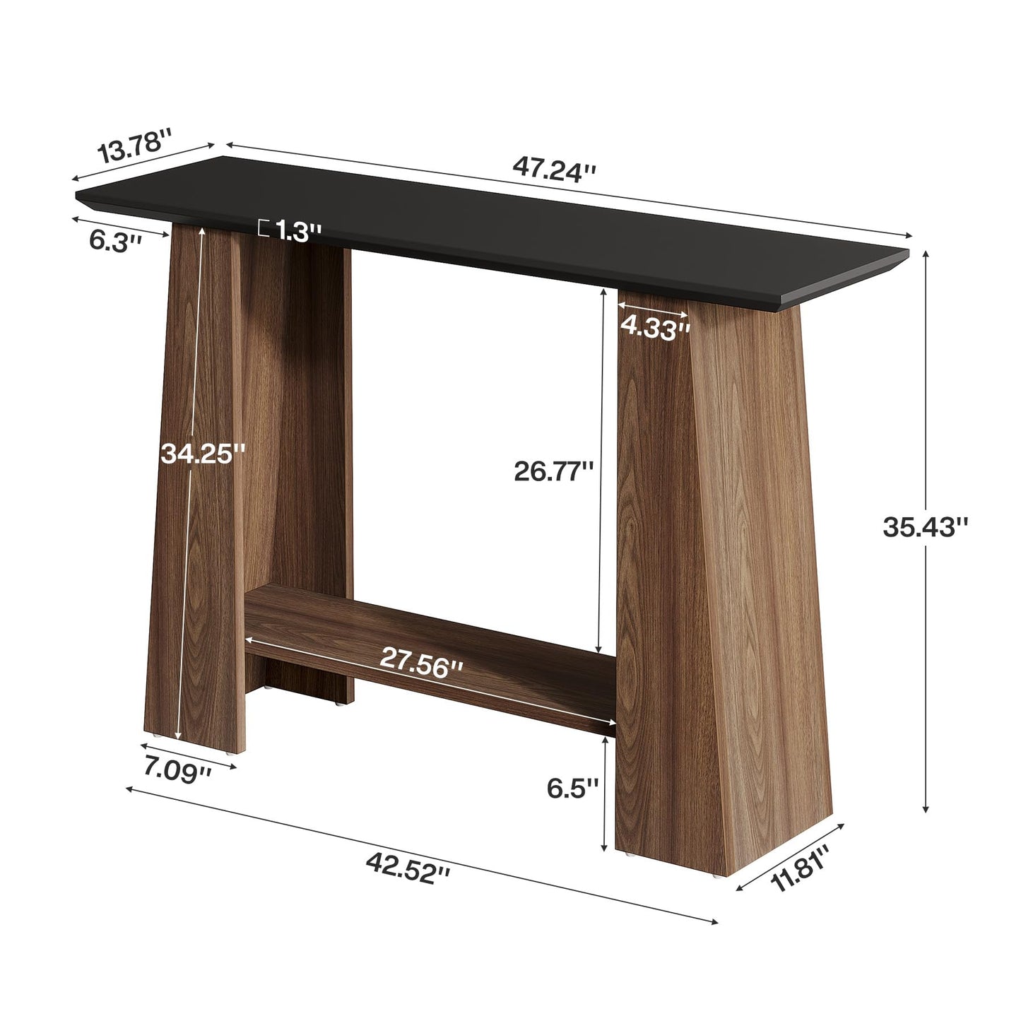 47.24" Console Table for Entryway