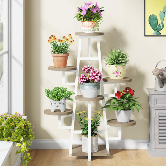 Tall Plant Shelf for Multiple Plants - Indoor Plant Stand