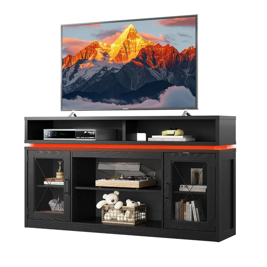 Black TV Stand