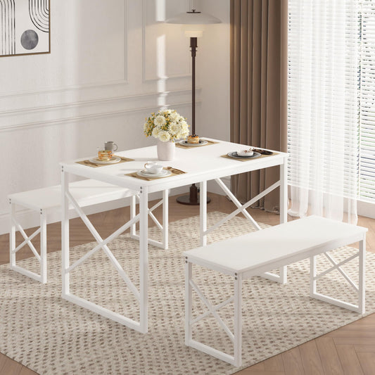 Kitchen Table with 2 Benches